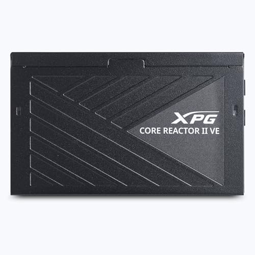 XPG CORE Reactor II VE, Black, 80 Plus Gold PSU, 850W, FDB 120mm Fan, 140x150x86mm, ATX 3.1 / EPS v2.92 (COREREACTORIIVE850G-BKCUS)