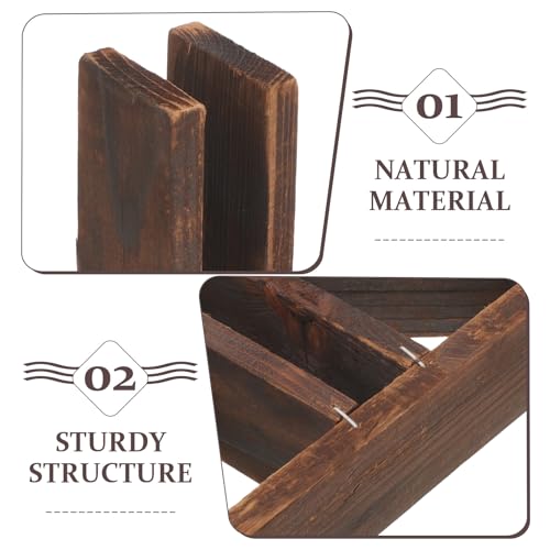 Base de clôture en bois massif pour bordure de jardin x2