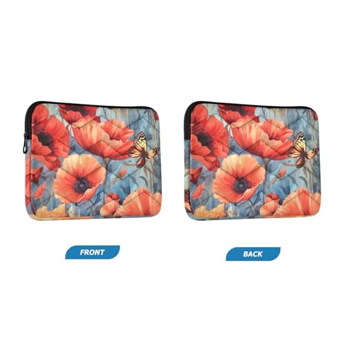 Funda para portátil 13-14 pulgadas con diseño vintage y tela resistente al agua miniatura 2