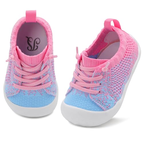 Image of JIASUQI Baby Shoes for Toddler Boys Girls Sneakers Slip on Walking Shoes for Babies