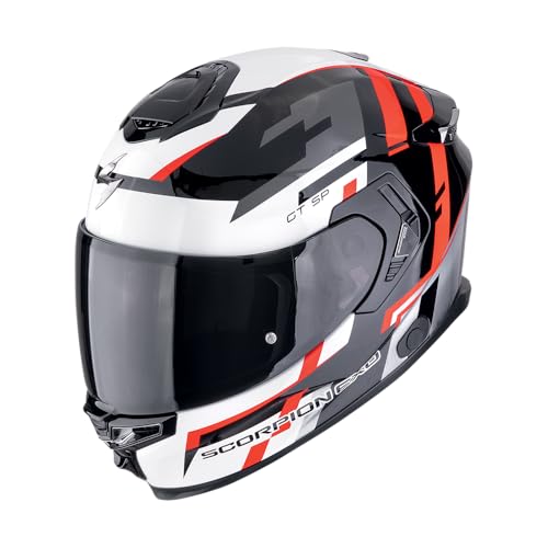 Scorpion Exo-GT SP Air Tornado Negro-Rojo XXL con sistema de ajuste inflable y gran ventilación