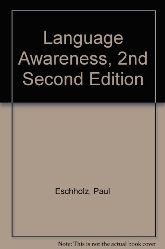 Language Awareness, 2nd Second Edition B002ZJSRRW Book Cover