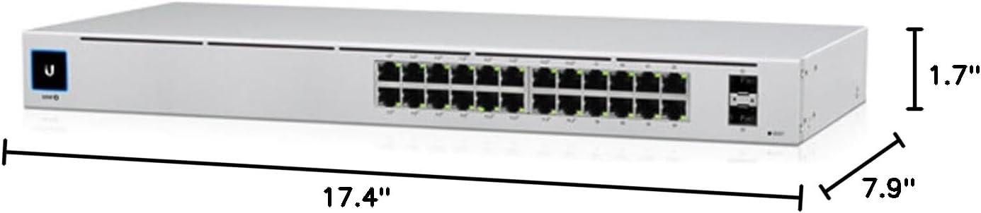 Ubiquiti Networks UniFi USW-24 Configurable 24-Port Gigabit Layer 2 Ethernet Switch with SFP