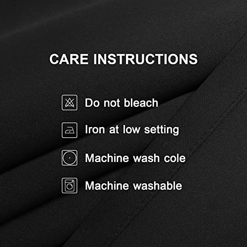 Cucraf Blackout Curtains 95 Inch Length 2 Panels Set,Thermal Insulated Curtains Room Darkening For Bedroom,Light Blocking Drapes For Living Room(52 X 95 Inch, Black) #TOP4