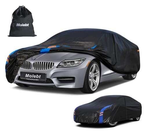 Image of Custom Fit Car Cover for MW Z4 E85 E86 E89 G29 Coupe /Roadster /Convertible (2002-2026), Upgraded Waterproof All Weather Outdoor Auto Cover with Driver Door Zipper, UV /Snow /Dust Protection