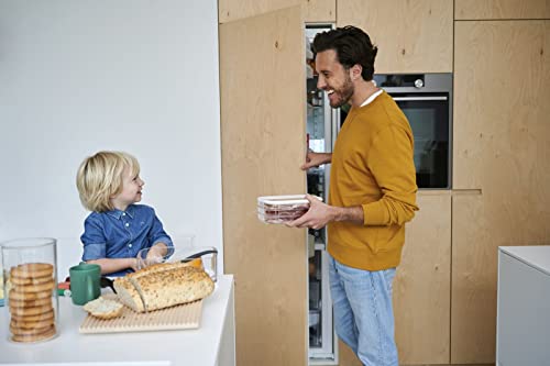 Mepal kühlschrankdose modula aufschnitt 550/3, Plastik, Weiß, 1 - Pack – Bild 3