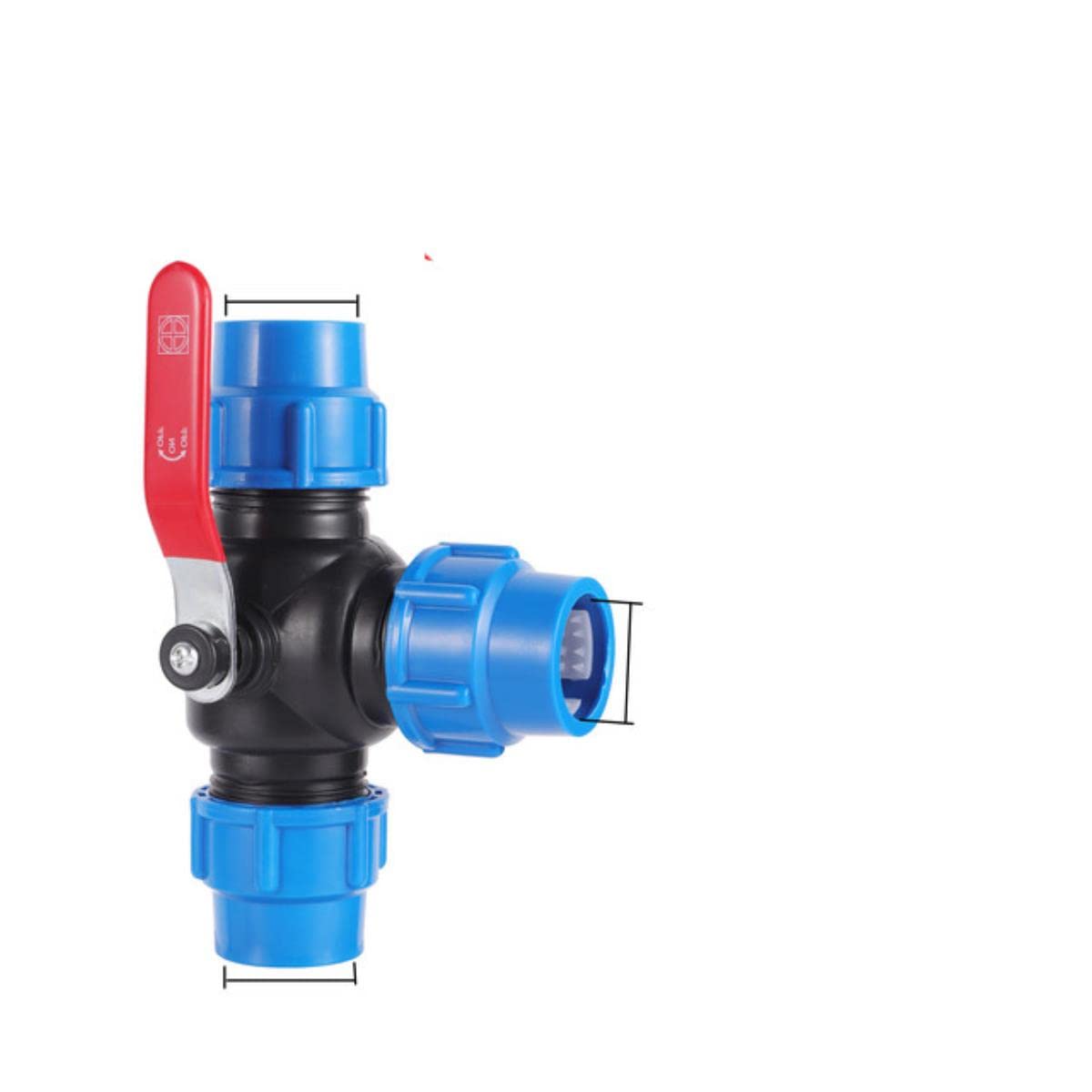 Connettore a T Adattatore a 3 vie Per Tubo PPR/PE/PVC, Tubo dell'acqua