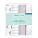 aden + anais Essentials Muslin Swaddle Blankets for Baby Girls and Boys, Newborn Receiving Blanket for Swaddling, 100% Cotton Baby Swaddle Wrap, 4 Pack, Baby Star-Elephants