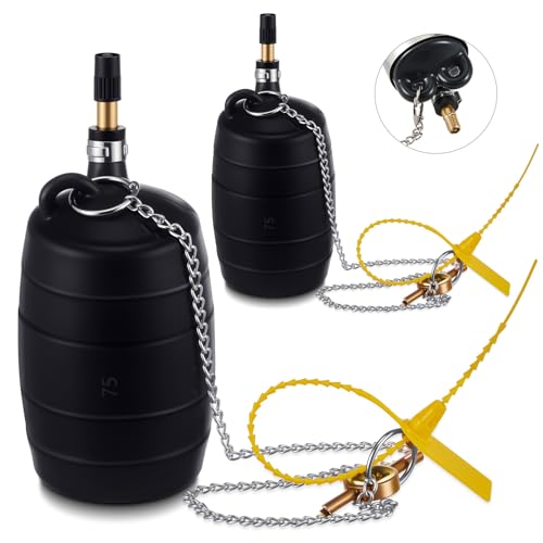 Nuanchu 2 Pcs 3" Inflatable Pipe Ball Toilet Shower Plug Pressure Test