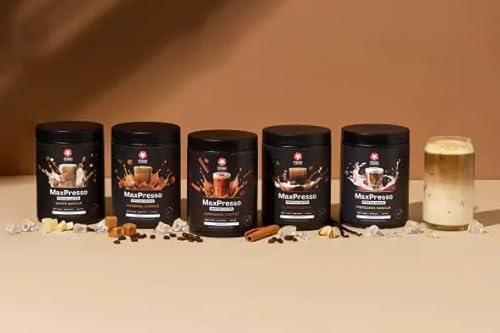 MaxiNutrition MaxPresso White Chocolate Mocha 300g, Protein Kaffee, Whey Coffee Pulver, 21g Eiweiß pro Portion, Zuckerfrei & fettarm, Warm & kalt genießbar
