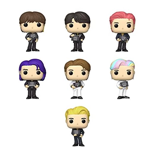 Funko Pop! BTS - Set of 7 - J-Hope, Jimin, Jin, Jung Kook, RM, Suga and V