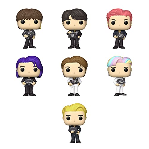 Funko Pop! BTS - Set of 7 - J-Hope, Jimin, Jin, Jung Kook, RM, Suga and V