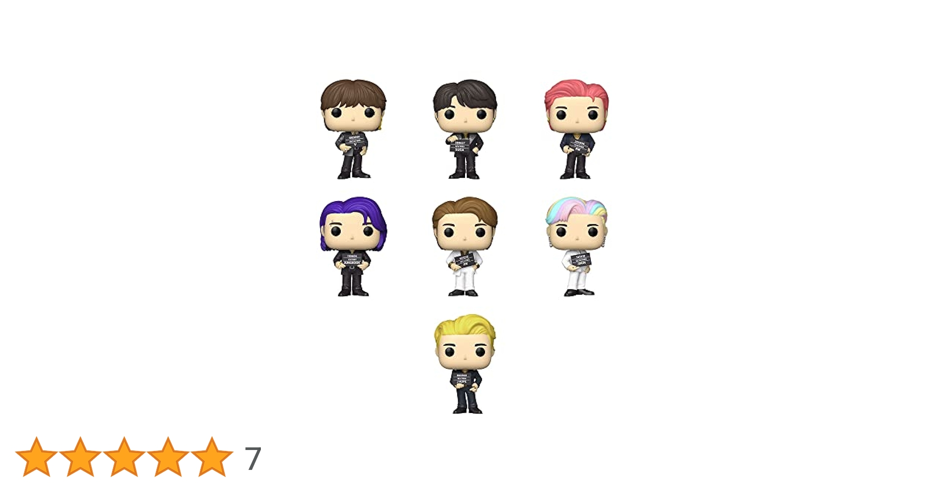 Amazon.com: Funko BTS (Butter) Pop! Rocks Complete Set (7