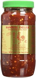 Huy Fong, Sambal Oelek Chili Paste, 18-Ounce Bottles (Pack of 6) by Huy ...