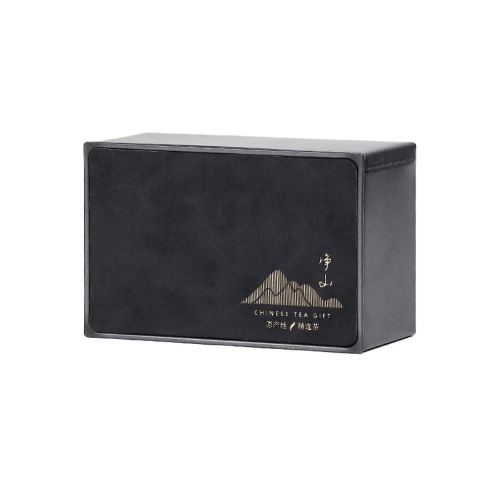 Juego De Té Lata de Almacenamiento de té a Granel Retro, Lata Cuadrada, Lata vacía, Lata de Almacenamiento de condimentos de Cocina, Juego de té, Lata Individual Tarro para Guardar Té(C)