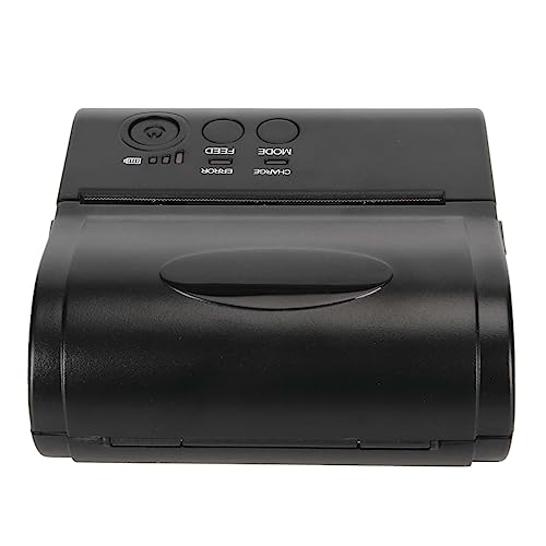 Image of Thermal Printer Bluetooth, 203 DPI Accuracy 90mm s Print Speed with 2000mAh Rechargeable Battery for iOS OS X (US Plug)