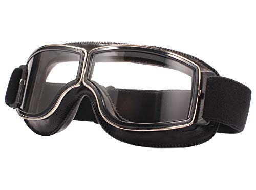 Tyskl Retro Pilot Motorcycle Goggles Fog-Proof Warm Goggles Atv Bike Motocross Glasses Protective Eyewear #TOP24