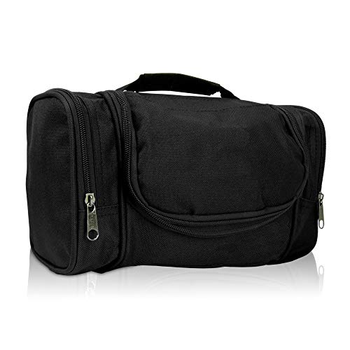 DALIX Travel Toiletry Kit Accessories Bag Organizer Case Black
