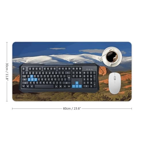 Pikes Peak Colorado Desk Pad Large 30x60cm Rubber miniatura 2