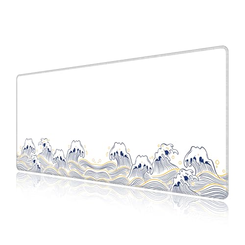 Tapis de souris large LL-COEUR 70x30cm antidérapant pour protéger votre bureau des rayures