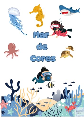 Mar de Cores: Livro de colorir