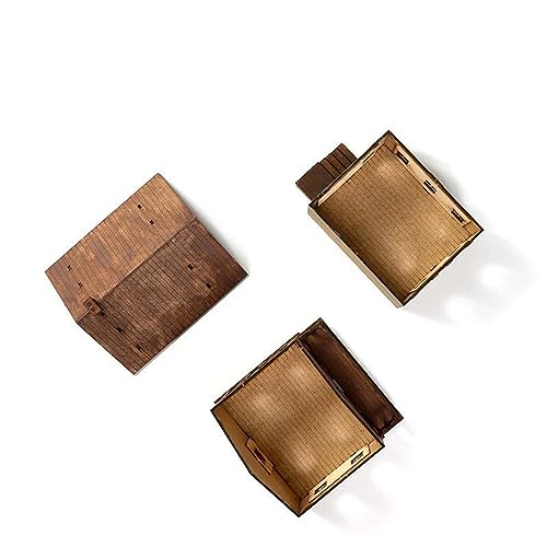 Maquette à L'échelle 1/72 en Bois : Puzzle de Maison Mini Décorative - 5