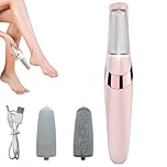 Silk 3 Pro Hard Skin Remover,Electric Foot File, Electric Callus Removers for Feet, Rechargeable Electric Foot Callus Remover Pedicure Kits, Removes Dry Skin for Smoother Feet (Pink)