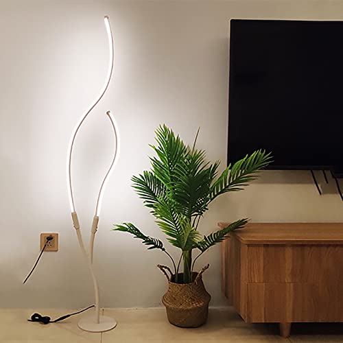 Lampadaire design courbe de 142 cm pour décoration du salon