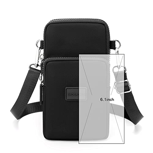 OBiQuzz Schulter Handtasche Einfarbig Nicht Drucken Reißverschluss Umhängetasche Handytasche Hunde Taschen Größere (D, One Size)
