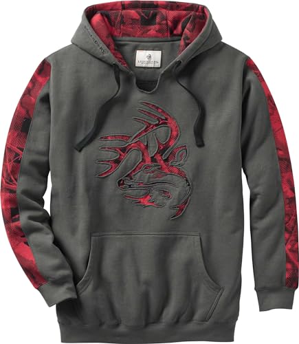 Image of Legendary Whitetails Mens Plaid Camo Pullover Hoodie
