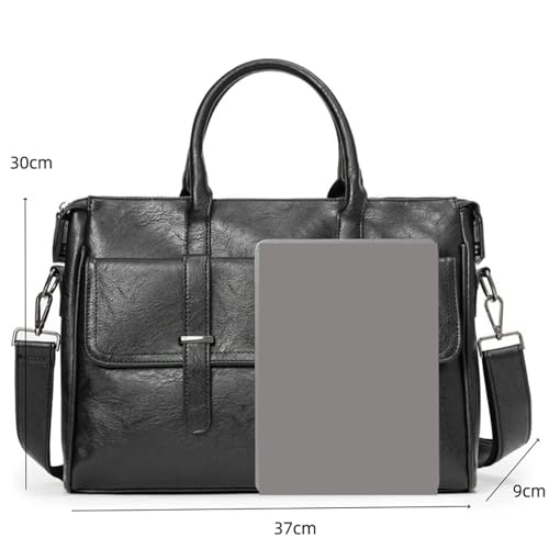 Leather Briefcase for Women Business Handbags Men Briefcase Luxury Fashion Leather Men's Top-Handle Bag with Shoulder Strap Crossbody Bag Mens Satchels2