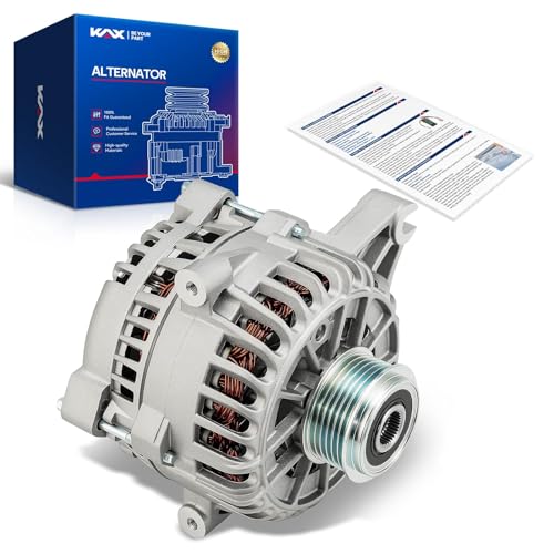 Image of KAX New Alternator Replacement for 2005-2008 Mustang 4.6L 135 Amp,12V,CW,SC6 Groove Pulley,Replace for 210-5355,8516N