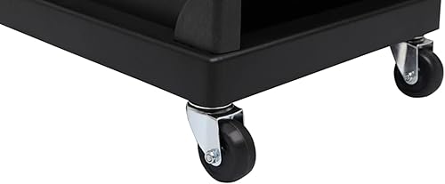 Miniatura 5 de Funnylife Carrito de salón negro con ruedas 6 cajones carrito de salón que ahorra espacio con material más ligero y fuerte carrito de belleza