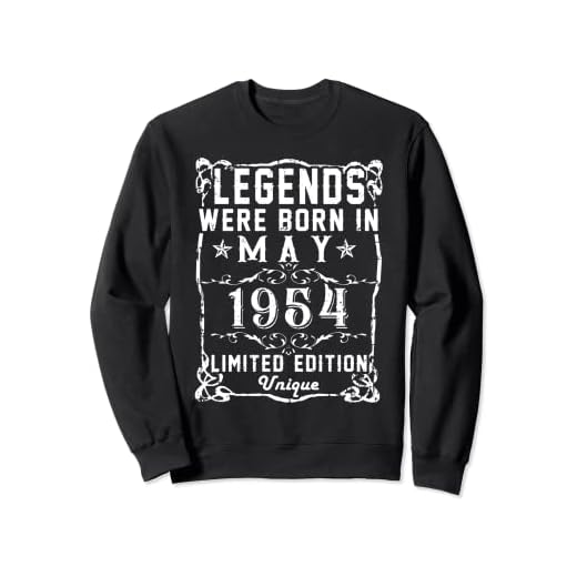 Cumpleaños Mayo 1954 Edición Limitada Regalo Legend May Sudadera
