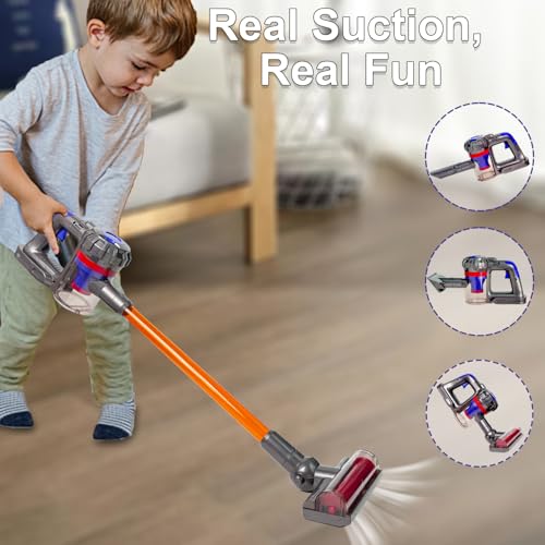 Yocool YC00350X 3 In 1 Kids Vacuum That Really Works, Toddler Toy Vacuum Cleaning Set For Children Aged 3+, Fun Kids Working Toy Vacuum Cleaner Toddler Housekeeping Toy thumb #3