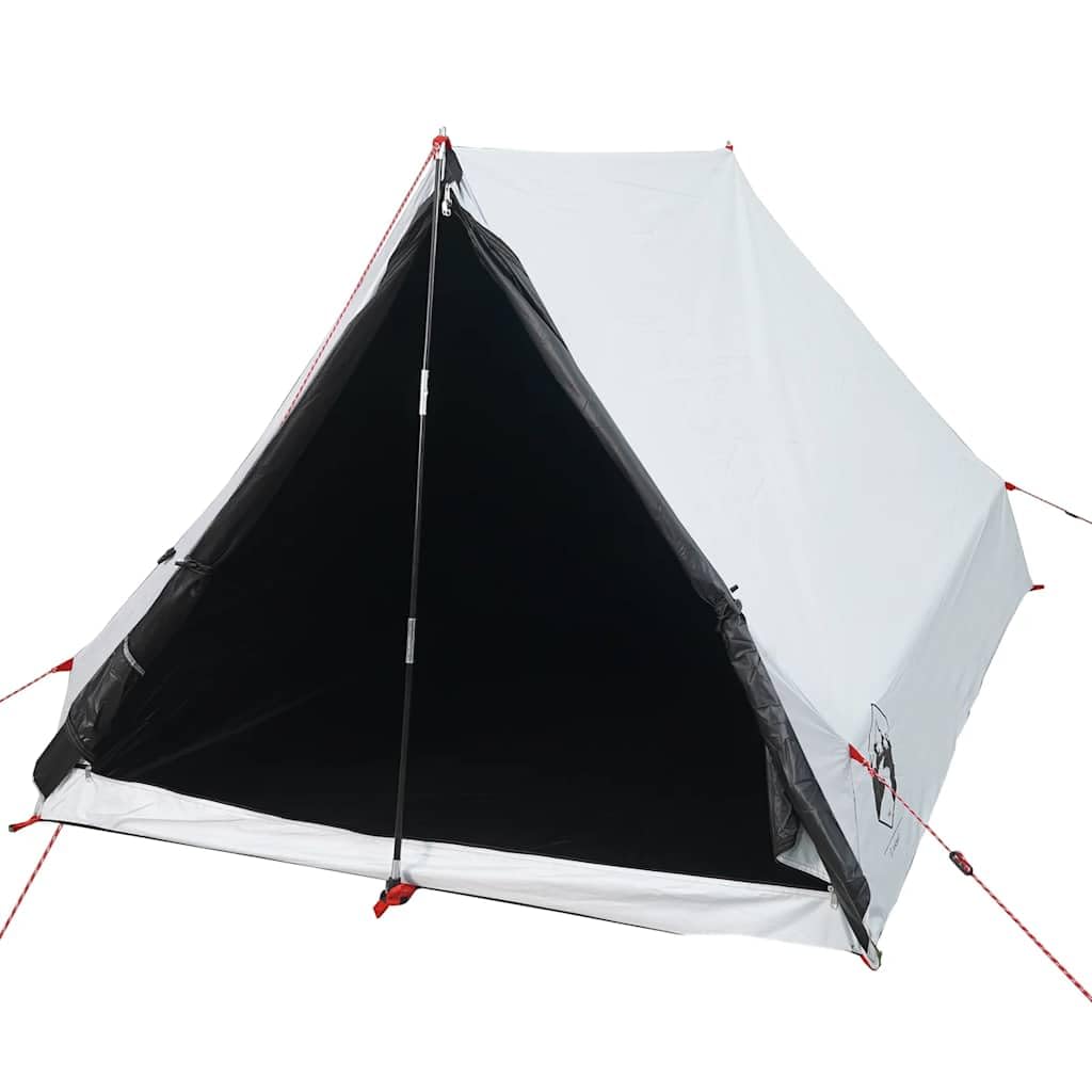 Wasserdichtes Campingzelt für 2 Personen mit einfachem Aufbau – Weißes verdunkeltes Keilzelt für Camping und Outdoor-Abenteuer Sport & Freizeit