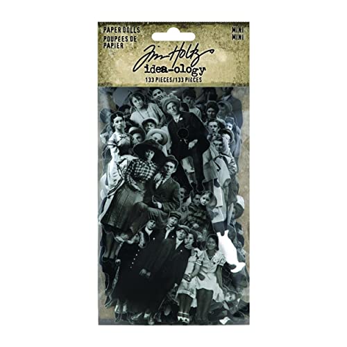 Mini poupées en papier noir Advantus pour réussir vos collages créatifs - 2