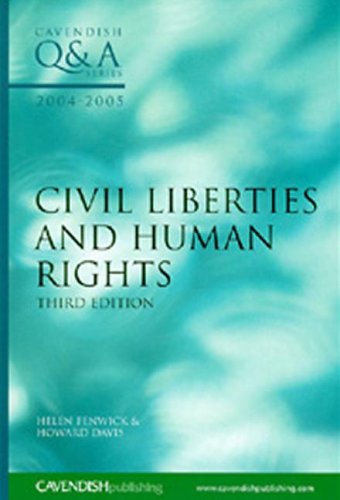 人文 Q&A HUMAN RIGHTS & CIVIL LIBERTIES Amazon | Civil Liberties and Human Rights Q&A 2004-2005 (Questions