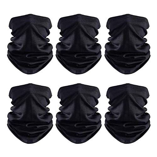 Bandana de pesca y esquí para rutas de montaña pack de 6 máscaras faciales de invierno
