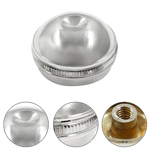 image for Bonsicoky Silver Flute Head Crown End Cap, Headjoint Screw Cap for Ins