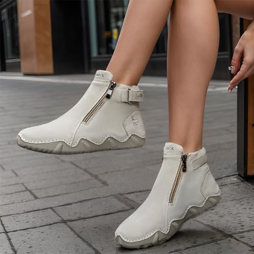 Climatelight Women's Waterproof Casual Fashion Ankle Booties For Commuting Walking Shoes Cozy Boots Slip-on Driving Running Shoes3