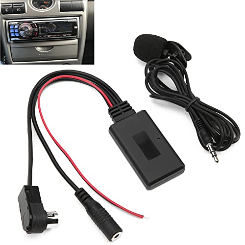 Bluetooth Alpine Cda, Adaptador de Cable AUX Bluetooth 5.0 con Micrófono Manos Libres Apto para Automóvil para Kit Alpino ABS DC12V