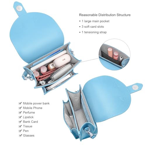 nuoku Small Crossbody Bags for Women with Elastic band Mini Cellphone Purse Designer Phone Bag with Sponge4