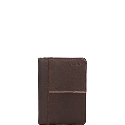 Solo New York Madison Leather Padfolio for iPad Mini, Espresso, VTA133