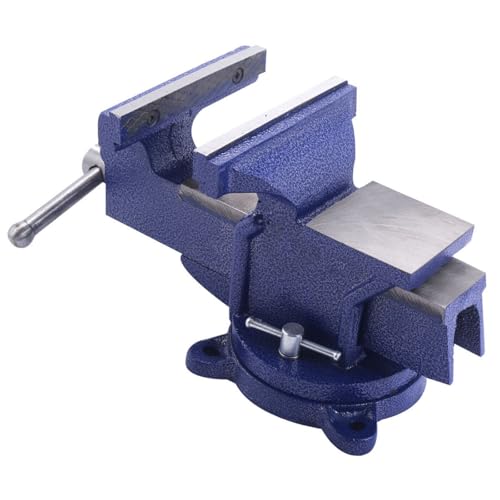 BEILOCKERY 5 Inch Milling Machine Vise Bench Clamp Vise with 360°Flexible Swivel Locking Base High Precision Milling Machine Bench Vise Industrial Grade Vise
