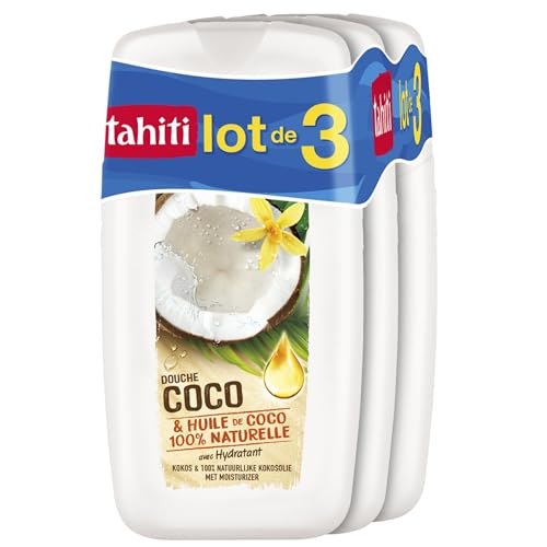 Gel douche TAHITI hydratation naturelle à l'huile de coco nourrissante