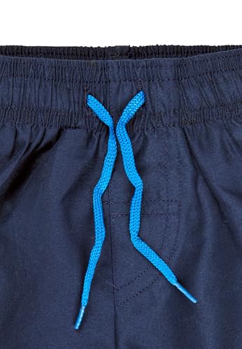 Sterntaler Badeshorts uni – UV-Schutz 50+ Schwimmhose – Jungen Beachwear schnelltrocknend – Kinder Badehose mit Kordelzug und Windeleinsatz bis Größe 86/92 – marine, Größe 92