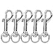 XHTLLO Stud Snap Hook, L72MM 316 Stainless Steel Spring Snap Hook, 360 Degree Rotation Double End Snap Hook, for Diving, Key Chain, Flag