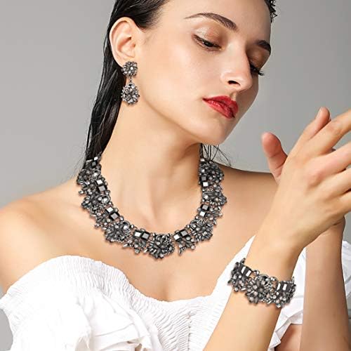 EVER FAITH Collana Donna Costume Statement Girocollo Regalo Per Donne