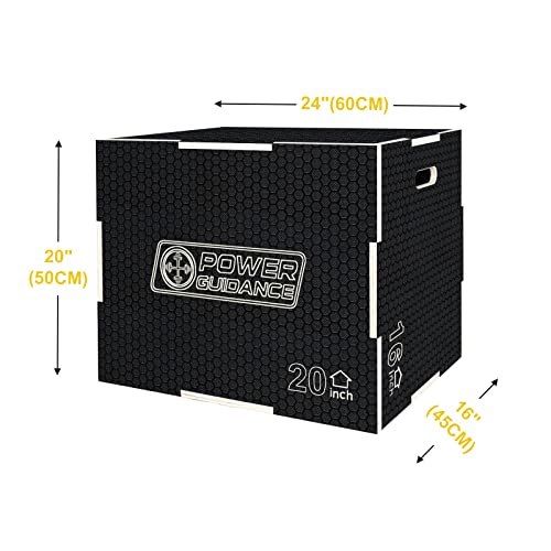 POWER-GUIDANCE-3-in-1-Wood-Soft-Plyometric-Jump-Box-Plyo-Box-for-Jump-Training-and-Conditioning